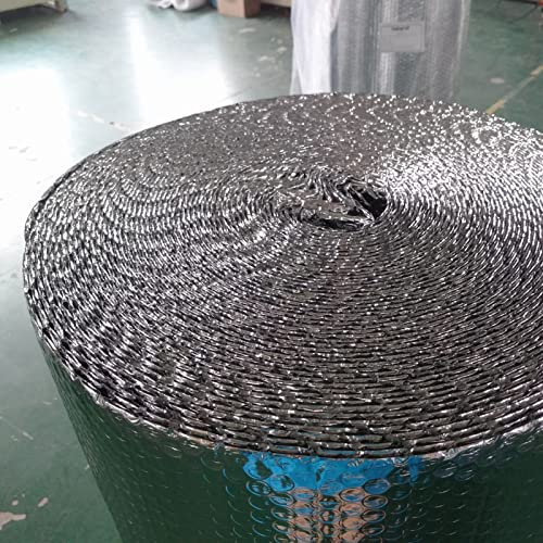 Aluminium Dampfsperrfolie Dampfsperre Dach Innen Dampfsperre zur Dämmung Dampfsperrfolien zur Dachisolierung Dach dampfsperre sauna Dampfsperren,Dachisolierung Selbstklebend (Size:1x10m/3.2x32.8ft)