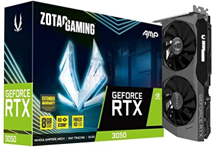 Zotac Gaming Geforce RTX 3050 AMP 8Go Black ZT-A30500F-10M