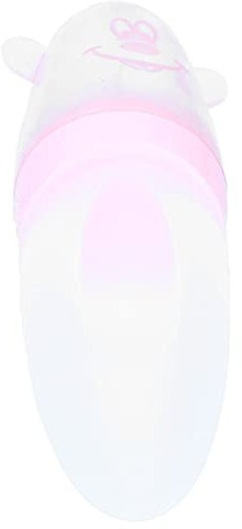 CHICIRIS Cucchiaino per alimenti per bambini, Squeeze Spoon Safe Anti Irritant Soft, facile da usare per neonati (rosa)