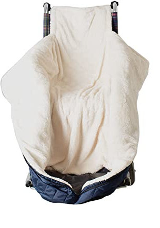 DSHUB FußSack für Rollstuhl Erwachsene, Winter Warm RollstuhlwäRmer-Abdeckung, Einfache Handhabung für ältere Menschen,Behinderte Erwachsene