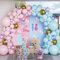 Palloncini Rosa e Azzurro, 123 pezzi Blu Rosa Pastello Coriandoli Arco di Palloncini Kit con Oro Metallizzato per Festa di Compleanno Baby Shower Rivelare il Genere Matrimonio Battesimo Decorazioni