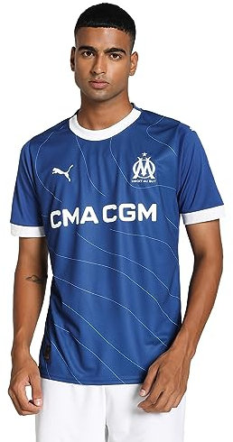 Puma Om Away Replica T-Shirt pour Homme Bleu Taille S