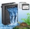 Aquarium Turtle Tank Filter 40-80 Gal. Low Water Level Power Filter Adjustable Flow Internal Water Clean Pump 3-Stage Bio-Filtration for Reptiles Amphibian Freshwater and Saltwater Fish Tank (290GPH)