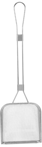 Luxshiny Cuchara Coladora De Acero Inoxidable Mango Para Freír y Escurrir Alimentos Cocinas Restaurantes