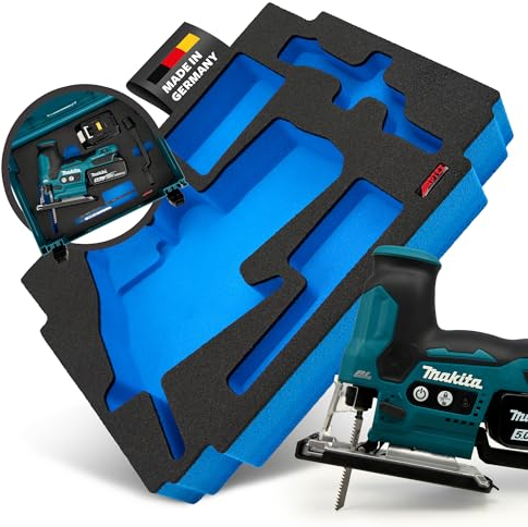 𝖠𝖯𝖳𝖤𝖷 Schaumeinlage passend für Makita Akku-Pendelhubstichsäge DJV 185 für MakPac Gr. 2-3