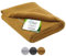 wometo eco-line Strickdecke 140x190 - GRS Zertifiziert 60% recycelt Oeko-TEX gelb Kuscheldecke
