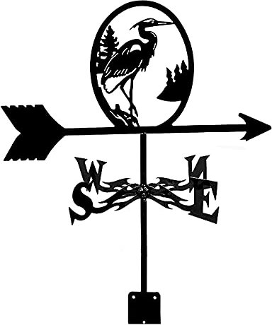 Girouette de vélo en acier inoxydable avec indicateur de direction pour ferme, jardin, girouette