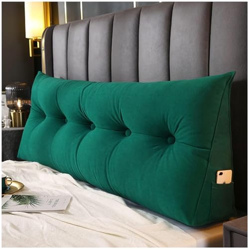 ZTGL Lesekissen für Doppelbett, Kissen Bett Rückenkissen, Groß Keilkissen, Hohen Rückenlehne Kissen, Dreieckiges Rückenlehne Kissen, Werden Als Kopfteil, Sofa Rückenkissen,B07,120(L) x50(H) x20(W)