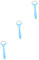 Healeved 3 Piezas Removedor De Vello Facial Limpiador De Vello Facial Mujer Herramienta Para Eliminar El Vello Facial Depiladora Facial Manual Herramienta De Deshedding Blue Planchar