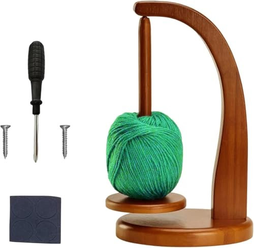 ACTIUSIS Avvolgitore di Lana, Bobina di Lana Rotante per Filato, avvolgitore Magnetico per Rocchetto di Filo, avvolgitore di Filato per Rocchetto di Filo (Colore retrò)