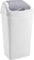 LAVV HOUSEWARES LTD 60L Litres Large Plastic Swing Lid Dustbin 39 x 33 x 74cm (White)