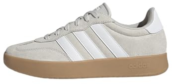 adidas Men's Barreda Fashion Sneakers, Grey/White/Gum, 14