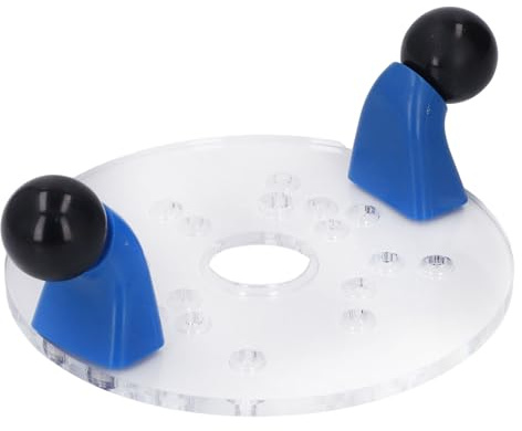 Oberfräsen-Grundplatte, Universelle Oberfräsen-Tisch-Grundplatte mit Griffen, Transparente Oberfräsen-Acryl-Grundplatte mit Mehreren Vorbohrlöchern für Trimmfräsen, Holzbearbeitung