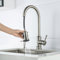 LakeBayMZC Grifo de Cocina Con Extraible,Grifo de Cocina Giratorio 360°,Grifo Monomando Para Cocina Con 3 Tipos de Chorro,304 Acero inoxidable Cepillado