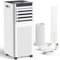 Condizionatori d'aria portatili, 10000 BTU AC portatile fino a 450 mq, unità CA 3 in 1 con modalità raffreddamento, deumidificatore e ventilatore, telecomando e timer 24h, unità CA per camere da letto