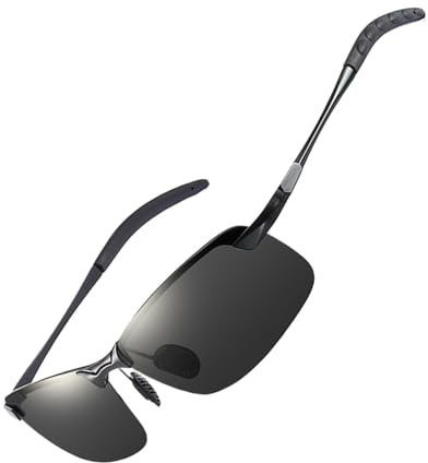 Generisch Transition Sicherheitsbrille - Brillen Mit Automatischer Tönung,UV400 Schutz, Polarisierte Sportbrille Für Autofahren, Outdoor-Brille Für Radsport Und Golf