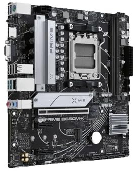 Placa Madre Fit For ASUS Prime B650M-K B650 admite Placa Base Ryzen™ Serie 7000, 8000 y 9000 de 96 GB con Socket AM5