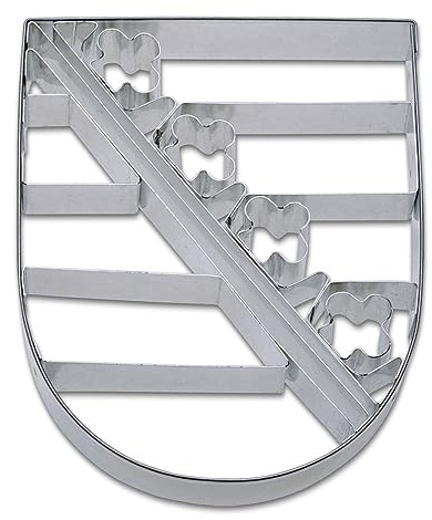 Sachsen Wappen 9 cm Edelstahl