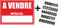 Akachafactory Autocollant Sticker Maison Appartement a Vendre + Planche Numero Telephone