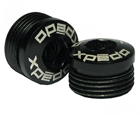 Xpedo 2184010700 Abdeckkappenset, schwarz, 20 x 8 x 4cm