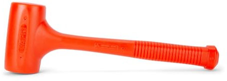 Capri Tools 10098 C098 Dead Blow Hammer Orange Pu, 3 lb