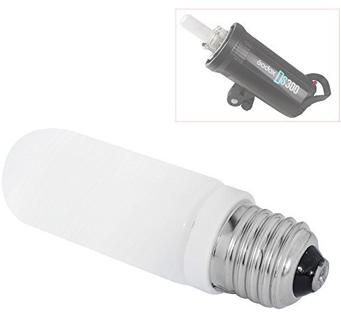 Fomito - Lampadina per studio fotografico, 150 W, 220V-230V, attacco E27, luce stroboscopica Compact Flash, serie QT400, QS400, GT, GS, DS, DE
