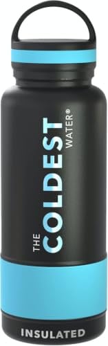 The Coldest Water Bottle Vacuum Insulated Stainless Steel Hydro Travel Mug - Ice Cold Up to 36 Hrs/Hot 13 Hrs Double Walled Flask - with Strong Cap