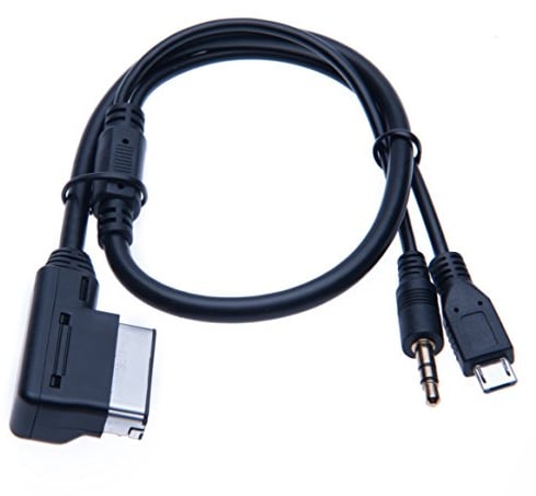 3.5mm AUX Adapter Eingang Ami MIP MMI Music Interface Kabel Anschluss Kompatibel Mit Mercedes Benz C63 E200L B-Klasse C CL CLS-Klasse E Klasse S SL SLK SLS Klasse ML-Klasse GL GLK-Klasse R Klasse W