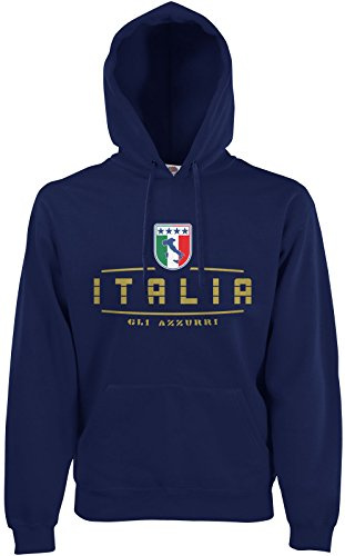 AkyTEX Italien Italia Fan-Hoodie EM-2021 Kapuzenpullover