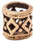 Kleine Haar- & Bartperle Imke 4 mm Stück Bohemia Haarperle Vintage Haarschmuck Bronze