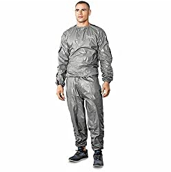 Everlast Herren Sauna Suit Sport Zubeh r, GREY/BLACK, L-XL EU