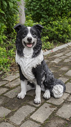 RUNADI Hi- Line Gift 87689 Dekofigur Border Collie sitzender Hund