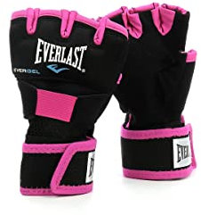 Everlast Evergel Wraps, Hand Unisex-Adult, Black/Pink, S/M