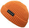 CMUNDLJQ Kurze Form Seemannsmütze Baseball Cap Unisex Strickmütze Klassisches Design Fisherman Beanie Retro Trawler Umschlagmützen Wintermütze A21 (Orange)