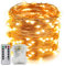 Erchen Batteriebetrieben LED Lichterkette, 66 FT 200 LED 20M dimmbare Kupfer Draht Lichterketten mit Fernbedienung 8 Modi Timer für Innen Außen Weihnachten Party (warmweiß)