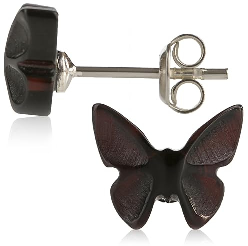 Bernstein Ohrstecker - Ohrringe Schmuck Handgefertigte Aus 100% Baltischen Naturharz Naturstein 925 Sterling Silber Geschenkbox - Amber Culture