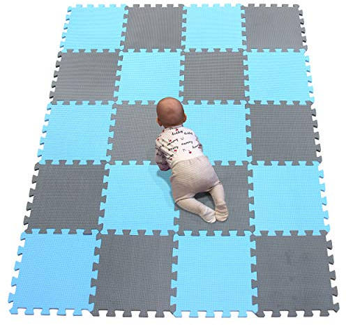 YIMINYUER® 20 Teilige (30cm×30cm×1cm Einzelstück), Puzzlematten Baby, Puzzlematte Spielmatte, Babys Puzzle Matten, Kinder Spielmatten R07R12G301020