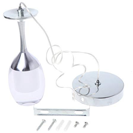 Ocobudbxw Nouveau Moderne LED Verre à Vin Plafonnier Luminaire Luminaire Lustre