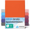 etérea Jersey Spannbettlaken 200x220cm Orange bis 25 cm Höhe - 100% Baumwolle Spannbetttuch Oekotex - Bed Sheets Leintuch Bettbezug mit Rundumgummi - Bettlaken 200x220 cm - Terra