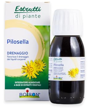 Estratti di Piante Pilosella - Drenante naturale, Ritenzione Idrica 60 ml | integratore alimentare, 100% origine naturale, detox, drenaggio dei liquidi corporei, sensazione di gonfiore, pesantezza