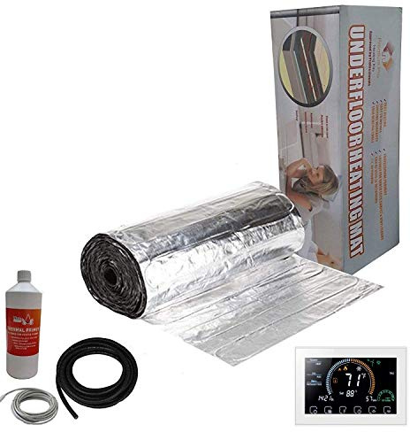 Nassboards Premium Pro Elite - Electric Underfloor Pro Elite Foil Heating kit 150w - 2m² - White Smart WiFi Thermostat