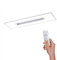 SellTec LED-Panel CUT OUT weiß, Downlight + Backlight Lichteffekt, CCT warmweiß – kaltweiß, RGB Farbwechsel (120x40cm)