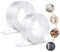 Doppelseitiges Klebeband Extra Stark 10M Magisch Nano Doppelseitige Klebebänder Transparent Ablösbar Klebestreifen Doppelseitig Spurloses Waschbares Klebeband für Teppich Fotorahmen Küche