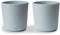 Mushie Tasse de vaisselle pour enfants | Ensemble de 2 tasses de table réutilisables | Résistantes au lave-vaisselle et au micro-ondes | Facile à tenir pour l'enfant Fabriqué au Danemark | Powder Blue
