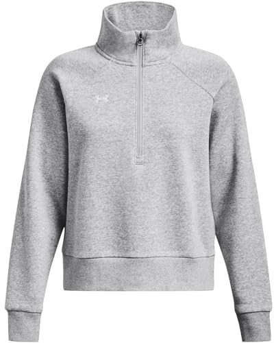 Under Armour Rival Damen-Fleece-Top mit halbem Reißverschluss