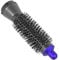 Dyson Airwrap Volumizing Brush Small Round Hair Styler, Black/Purple