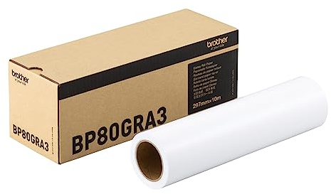 Brother BP80GRA3 Fotopapierrolle, glänzend, 297 mm x 10 m