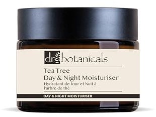 Dr Botanicals Tea Tree Body Day & Night Cream Moisturiser 50ml | Reduces the Signs of Aging, Promotes Healthier & Radiant Skin Tone | Combats Environmental Stressors that Accelerate Aging