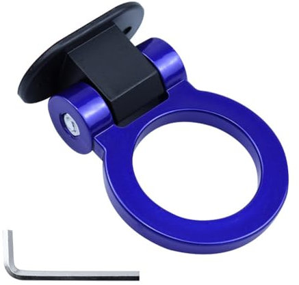 YYFYYDS Gancio di Traino per Auto,Compatibile con Nissan Sunny Maxima Kicks Qashqai Terra, Adesivo per Gancio di Traino,2-Blue