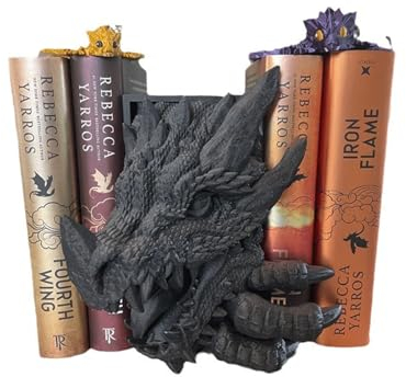 Yofab Serre-Livres Dragon en résine, Serre-Livres décoratifs Uniques pour la Maison, Serre-Livres décoratifs pour la Maison et Le Bureau